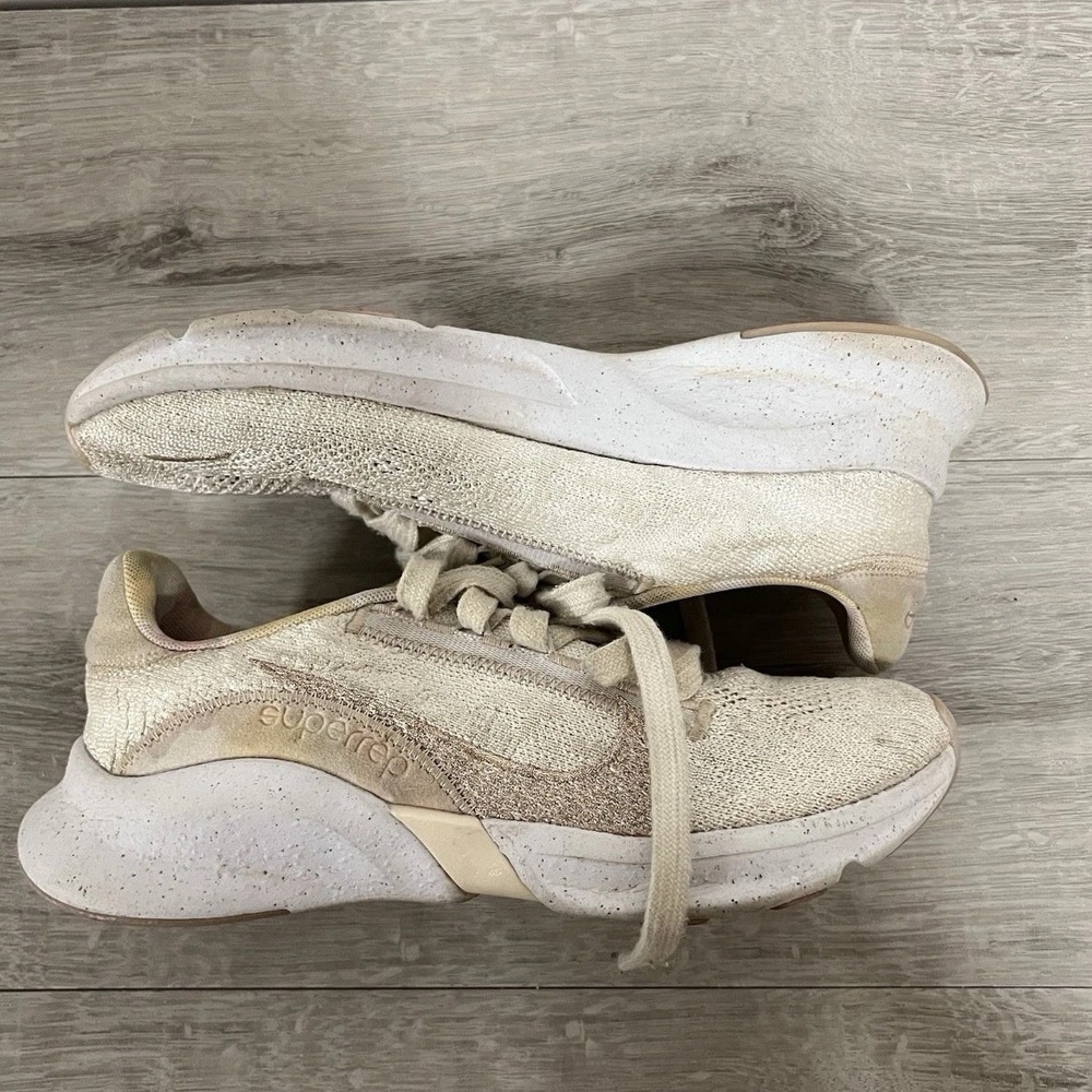 Nike SuperRep Go 3 Next Nature Women’s 8 Cream Training Shoes FN6585-100